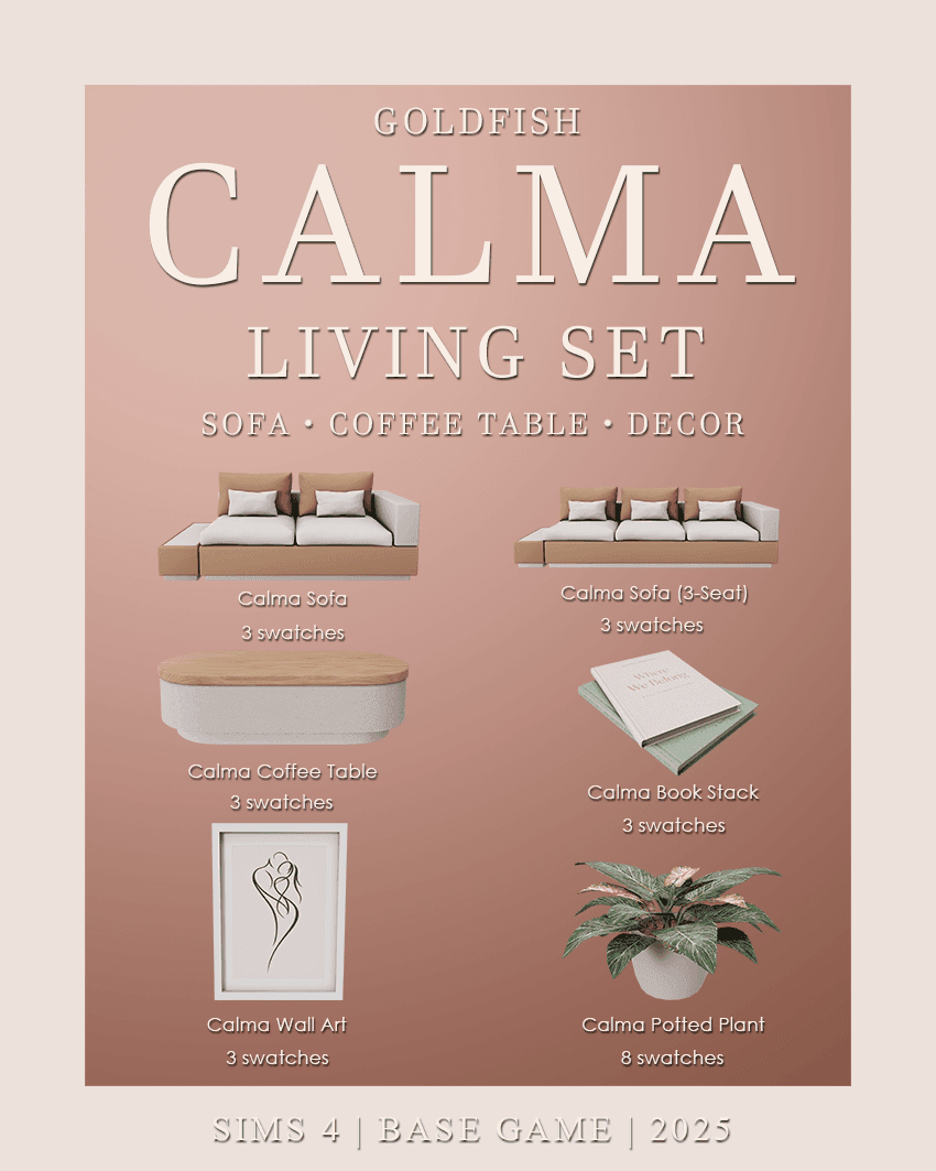 Галерея мода Набор для гостиной Calma Living SET #1